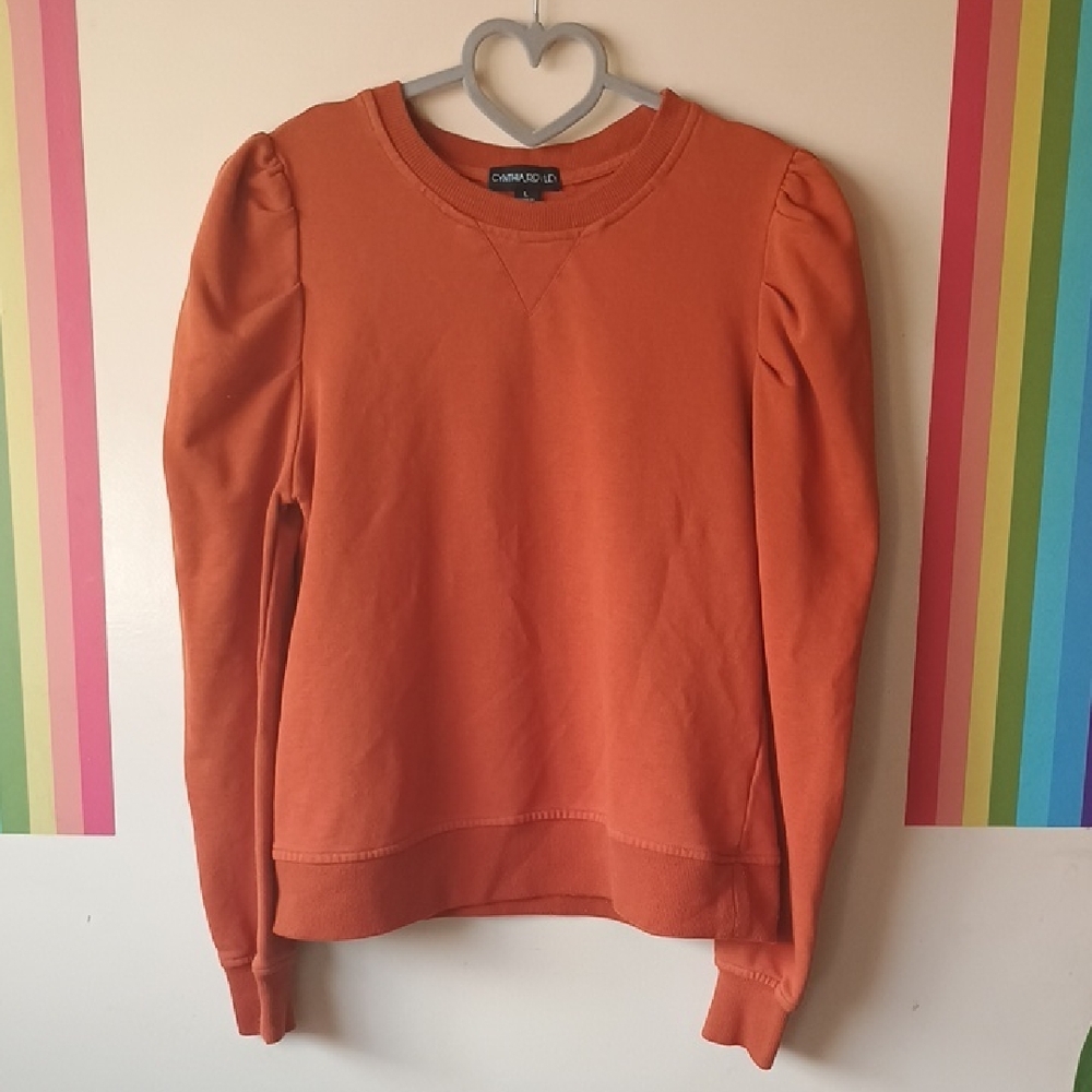 Cynthia Rowley Orange Sweatshirt